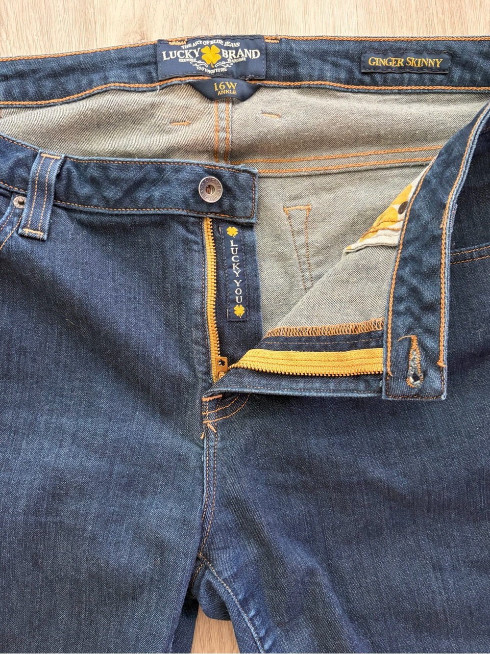 Lucky Brand Ginger Skinny Ankle Jeans 16W - Picture 3 of 8
